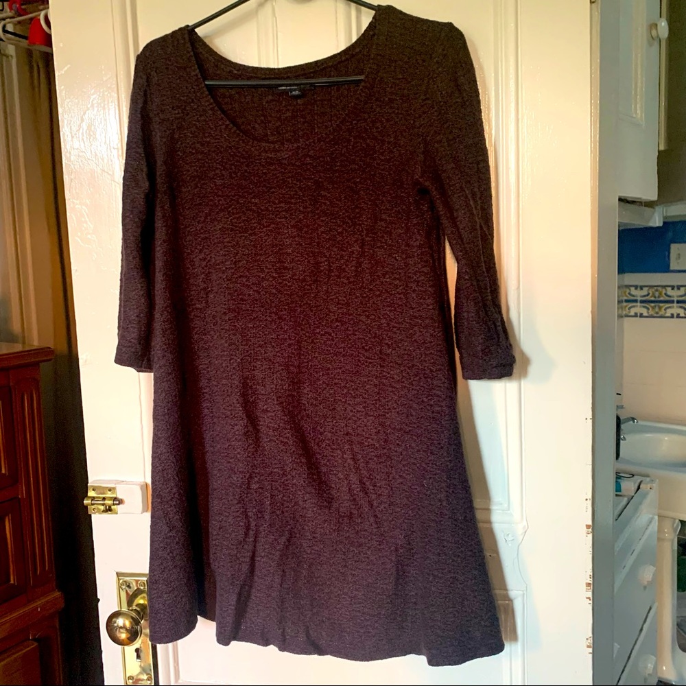 Rich purple knit top